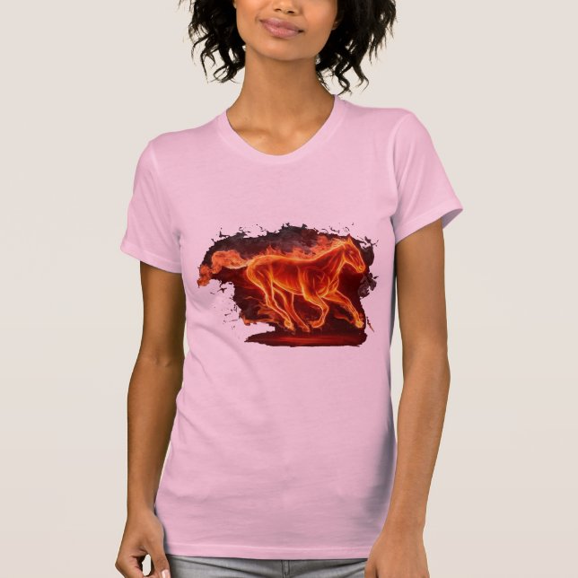 Camiseta Caballo de fuego. (Frente)