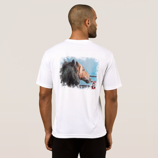 Camiseta Caballos (Parte Traseira Completa)