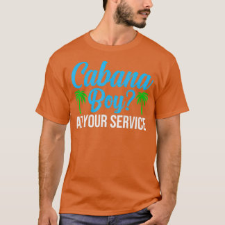 Camiseta Cabana Boy No Seu Serviço Engraçado Barman