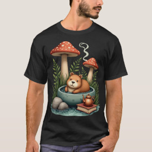 Camiseta Cabana Capivara Fonte Termal Cogumelo Cabana L