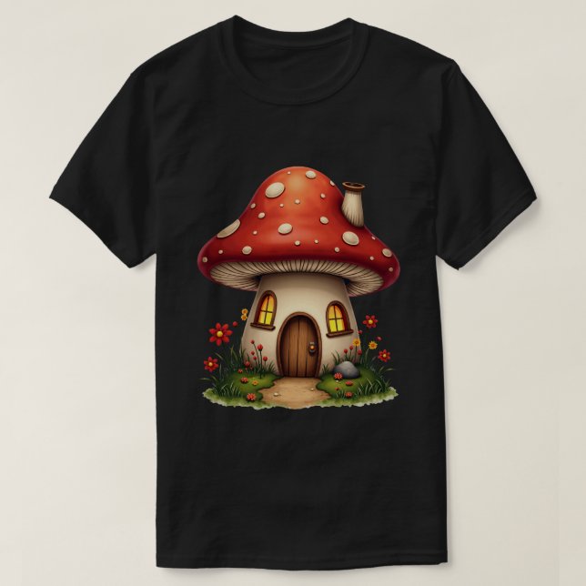 Camiseta Cabana Cogumelo (Frente do Design)
