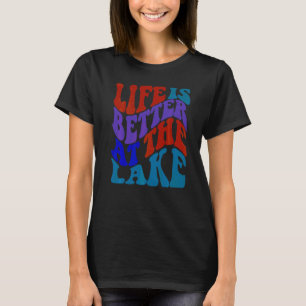 Camiseta Cabana de Acampamento e Pesca no Lago