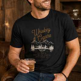 Camiseta Cabana de Casa de Lago para Festa de Solteiro com 
