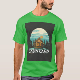 Camiseta Cabana de Verão amigo do acampamento
