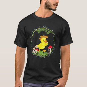 Camiseta cabana florestal de galinha
