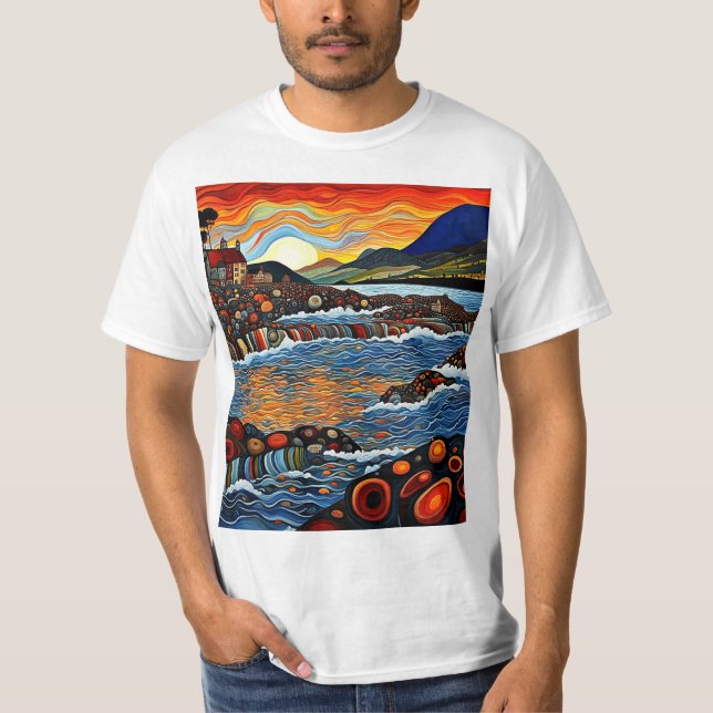 Camiseta Cabana na costa (Frente)