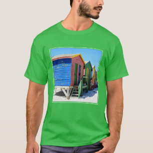 Camiseta Cabanas coloridas da praia