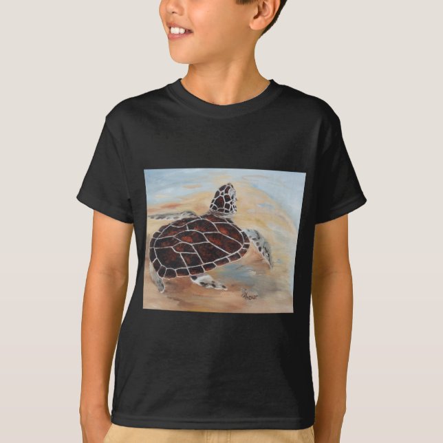 Camiseta Cabeça acima do Tshirt da tartaruga (Frente)