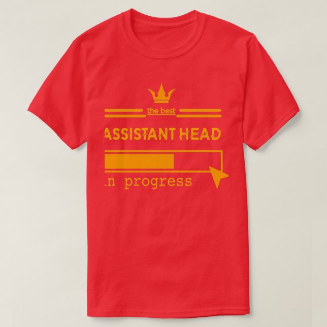 Camiseta CABEÇA ASSISTENTE em andamento (Frente do Design)