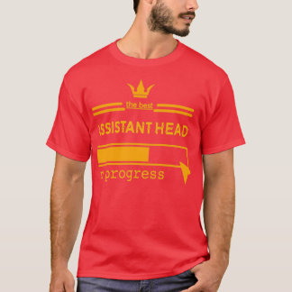 Camiseta CABEÇA ASSISTENTE em andamento