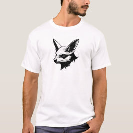 Camiseta Cabeça Bat Monocromática