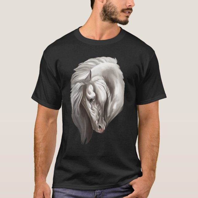 Camiseta Cabeça Branca de Cavalo 4 (Frente)