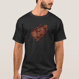 Camiseta Cabeça Colorida De Um Hamster Anão Dsungário
