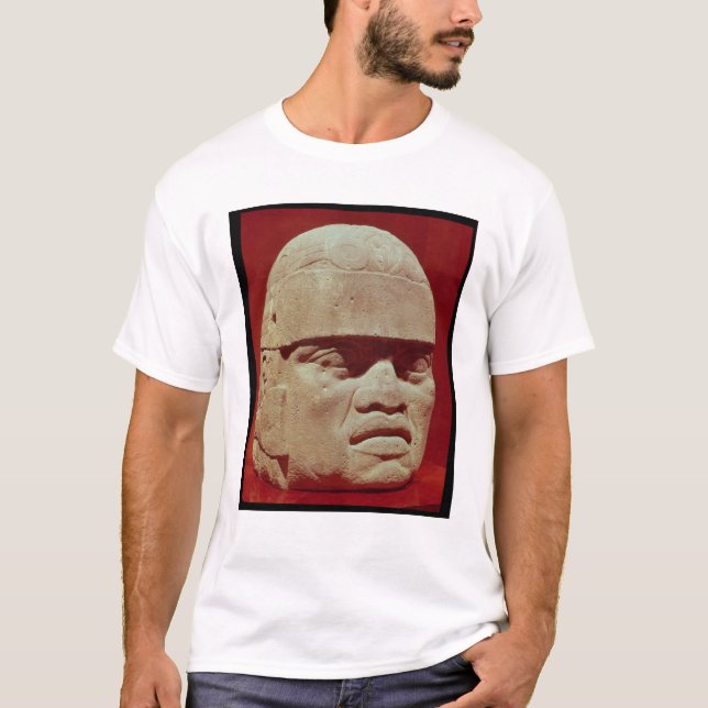 Camiseta Cabeça colossal, Olmec (Frente)
