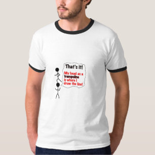 Camiseta Cabeça como um trampolim