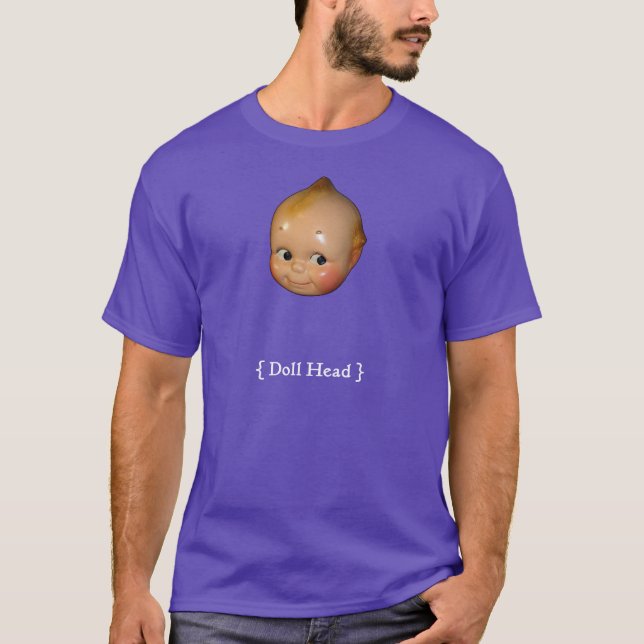 Camiseta Cabeça da boneca (Frente)