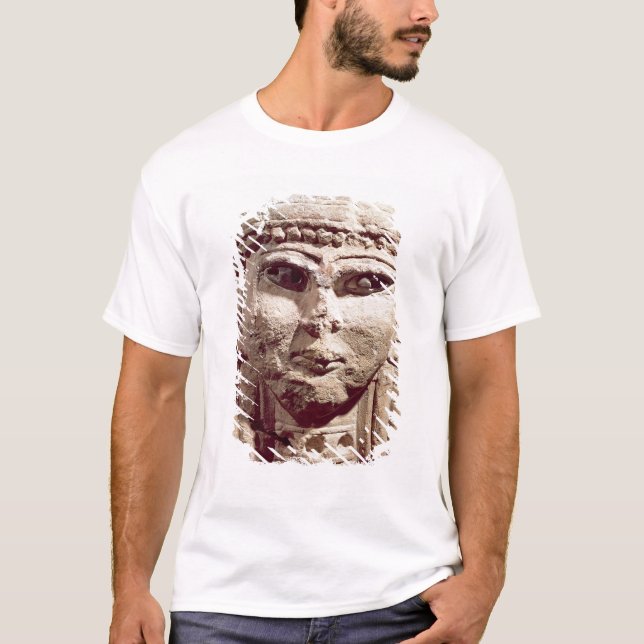Camiseta Cabeça da deusa Ishtar, de Amman, Jordão (Frente)