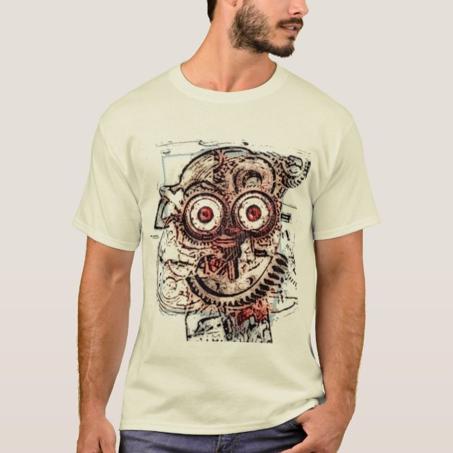 Camiseta cabeça da engrenagem do senhor (Frente)