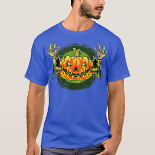 Camiseta Cabeça de abóbora do Vampiro Halloween