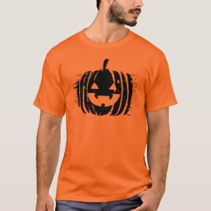 Camiseta Cabeça de Abóbora Ridificante Halloween