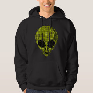Camiseta Cabeça de Alien Verde