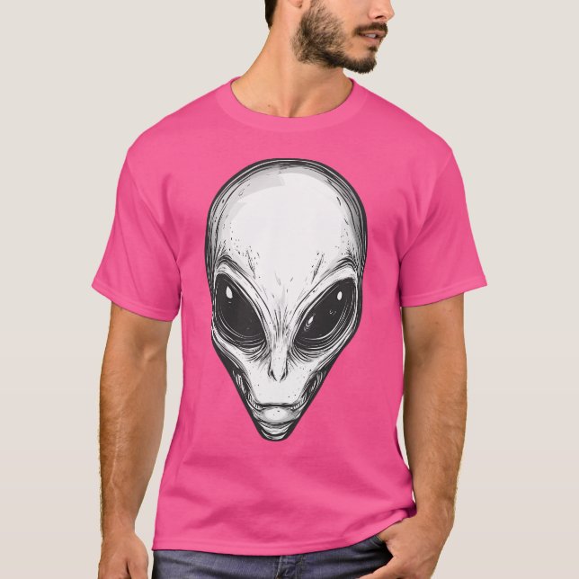 Camiseta Cabeça de alienígena (Frente)