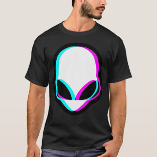 Camiseta Cabeça de Alienígena com falha