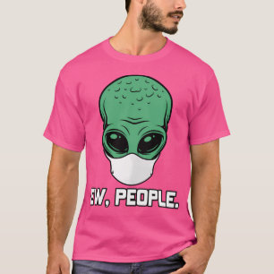 Camiseta Cabeça De alienígena Com Máscara Eu Ufo Pessoas Al