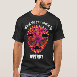 Camiseta Cabeça De Alienígena Engraçada Com Laranja Roxo Mu