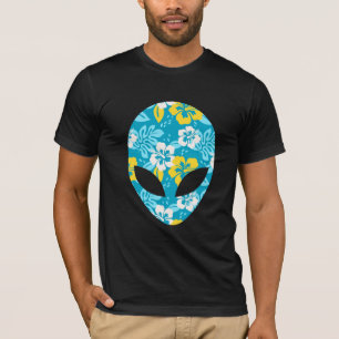Camiseta Cabeça de Alienígena Havaiana - Alienígena engraça