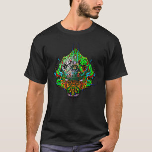 Camiseta Cabeça de alienígena - verde