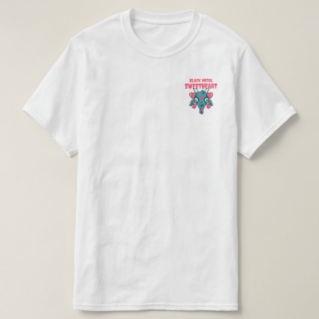 Camiseta Cabeça de Bode Fofa Baphomet (Frente do Design)