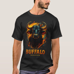 Camiseta Cabeça de Búfalo Brilhante