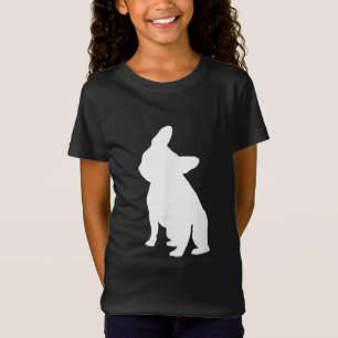 Camiseta Cabeça de Bulldog Francesa, Roupa de Inclinação