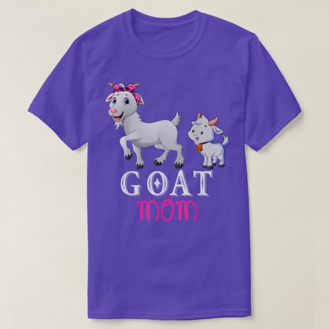 Camiseta Cabeça de cabra de cabra de cabra de cabra feliz d (Frente do Design)