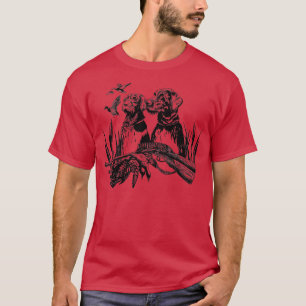Camiseta Cabeça de Cachorro Caçador de Cabelo de Fio Alemão