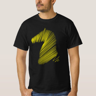 Camiseta Cabeça de Cavalo abstrato - Teto de Arte de Linha