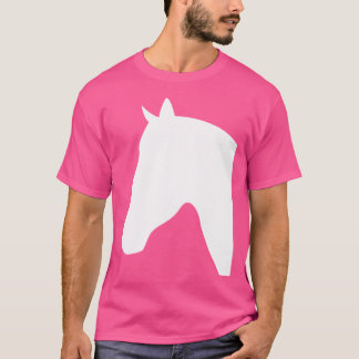 Camiseta Cabeça de Cavalo Silhuetas Cavalos Cavalos Cavalos
