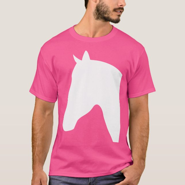 Camiseta Cabeça de Cavalo Silhuetas Cavalos Cavalos Cavalos (Frente)