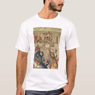 Camiseta Cabeça de Charlemagne, oficina de Tournai