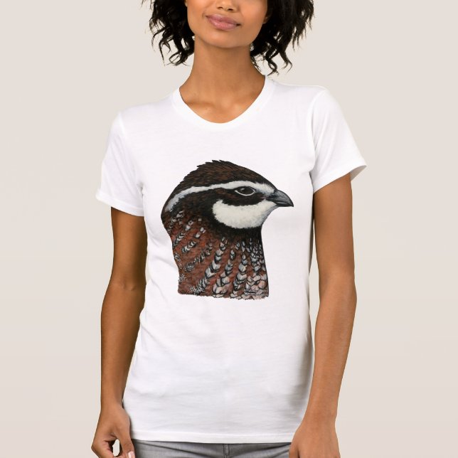 Camiseta Cabeça de Codorna Bobwhite (Frente)