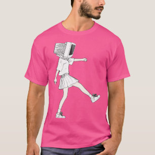 Camiseta Cabeça de computador da Coder