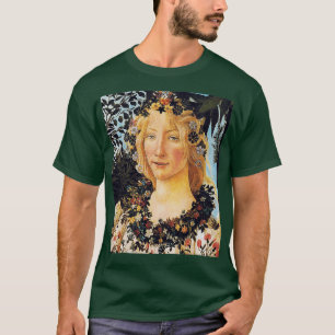 Camiseta cabeça de detalhe da flora