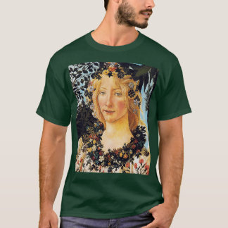Camiseta cabeça de detalhe da flora