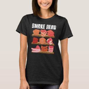 Camiseta Cabeça de Fumaça Churrasco Grelhar Churrasco Carne