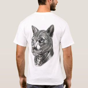 Camiseta Cabeça de Gato de Prata Celta Feroz – Guerreiro Fu