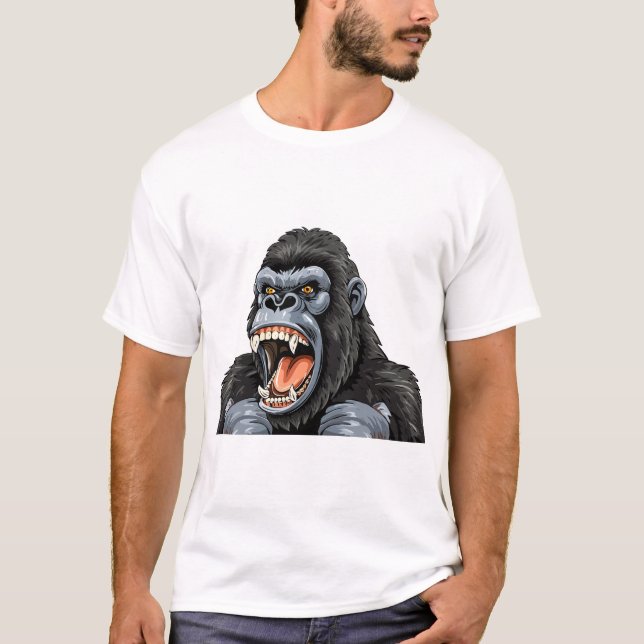 Camiseta Cabeça de gorila (Frente)