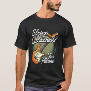 Camiseta Cabeça de Guitarra Vintage Professor de Música Hom