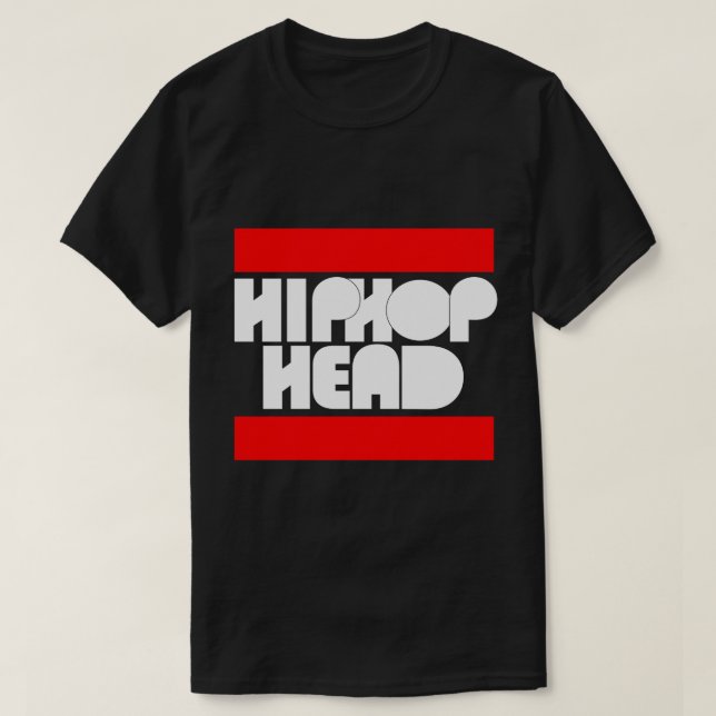 Camiseta Cabeça de Hiphop (Frente do Design)