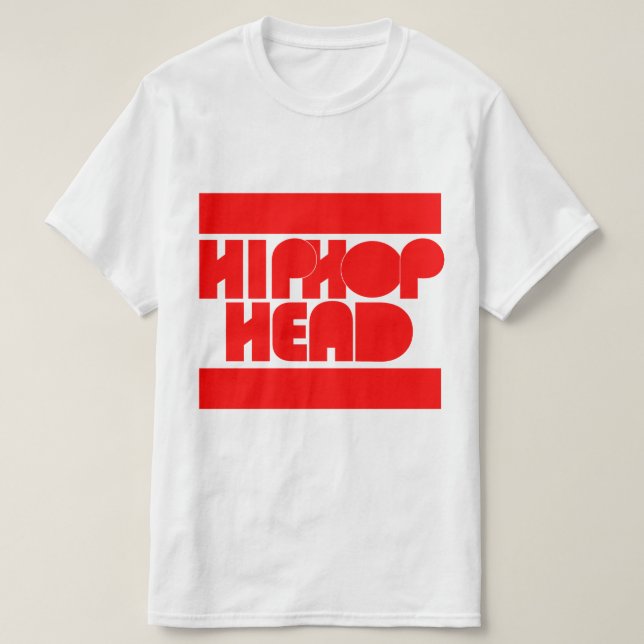Camiseta Cabeça de Hiphop (Frente do Design)